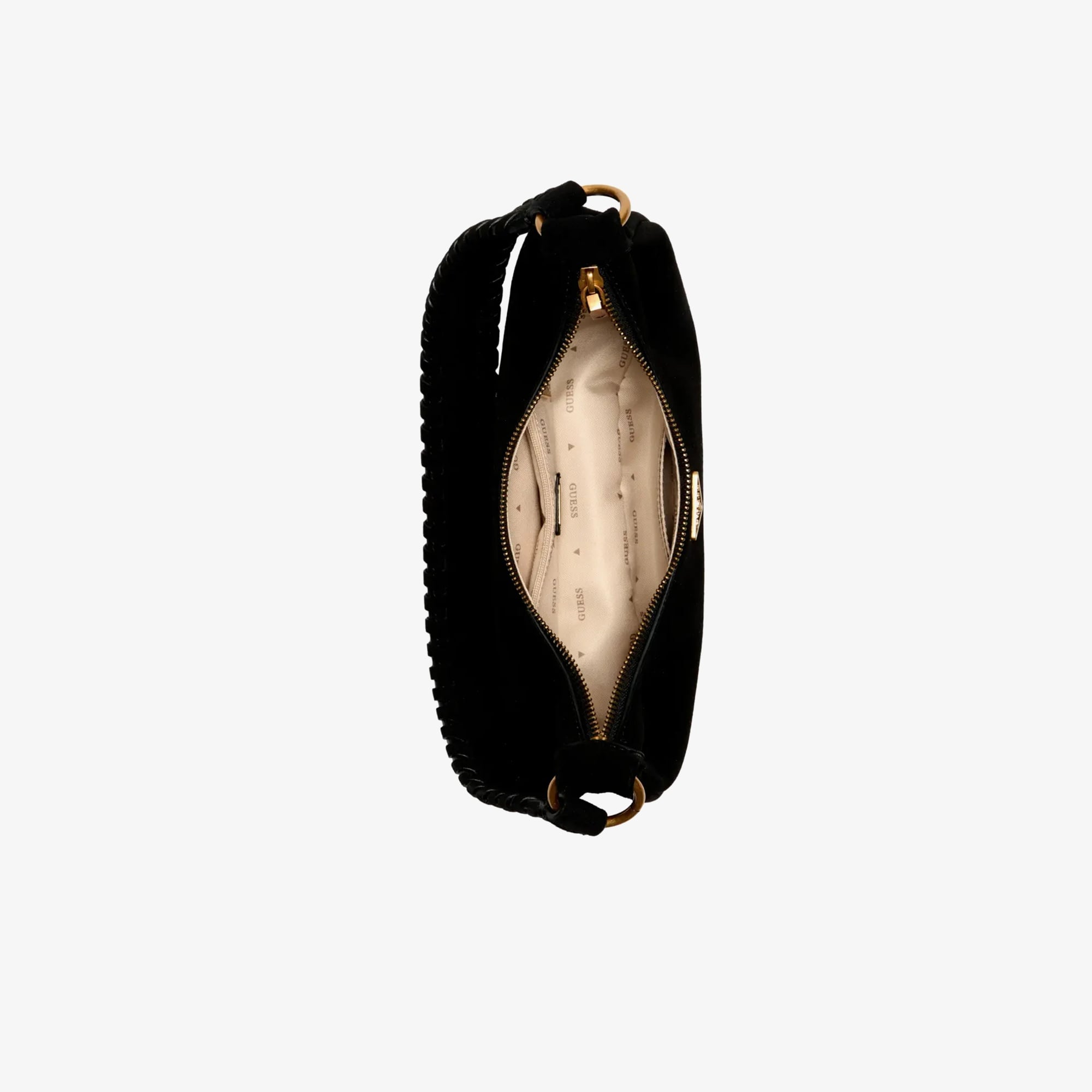 Guess Amita Deri Kadın Siyah Omuz Çantası