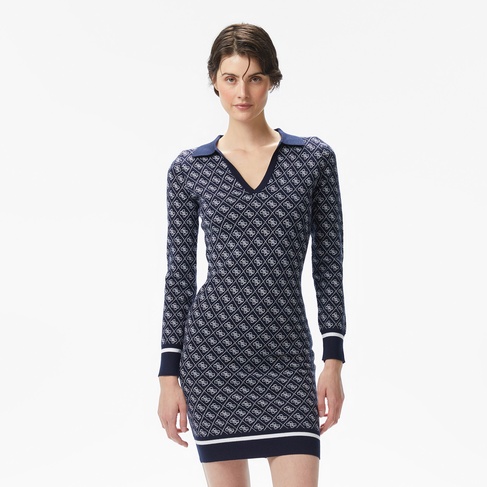  Guess Aubrey Yün Karışımlı Kadın Lacivert Elbise