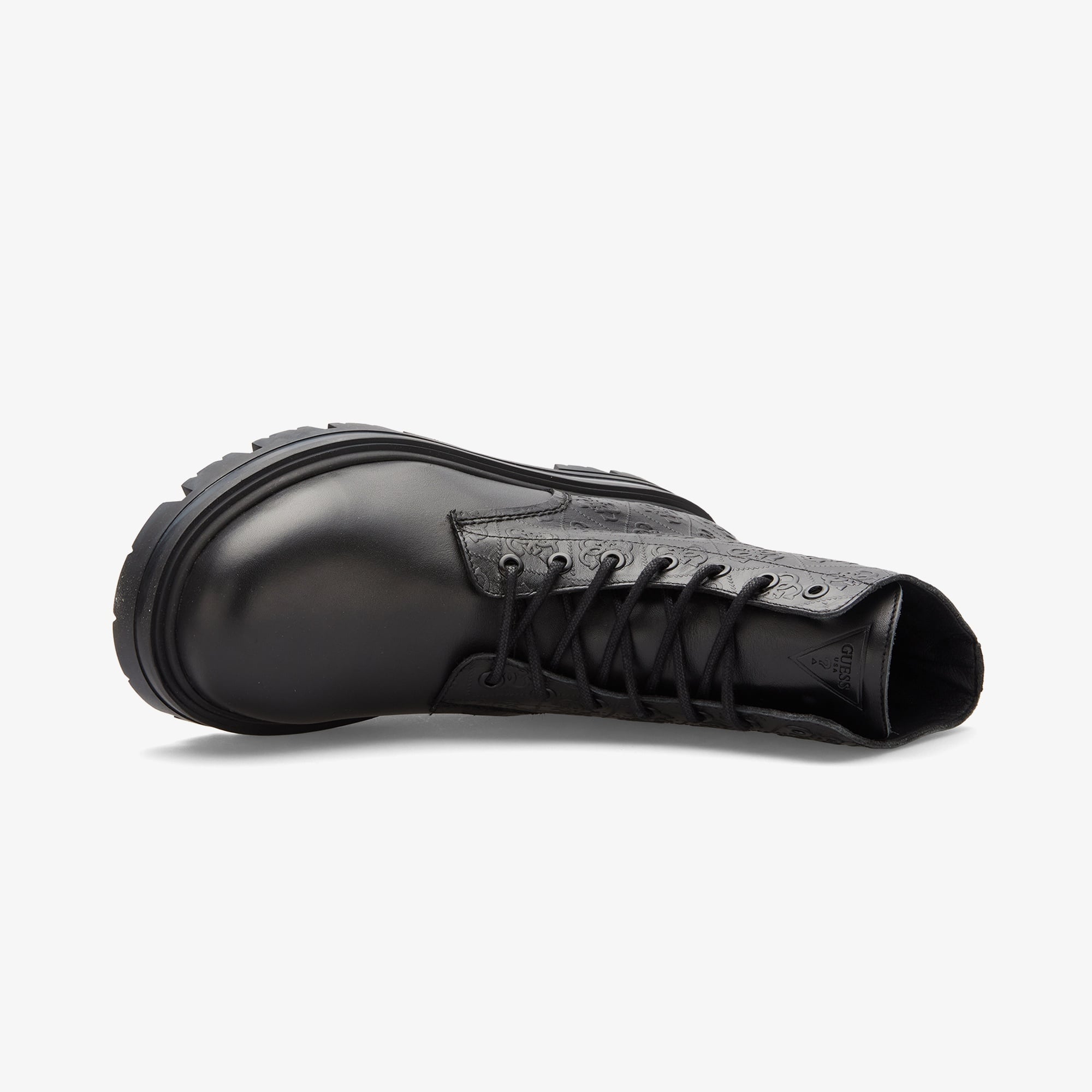 Guess Garda Deri Erkek Siyah Bot