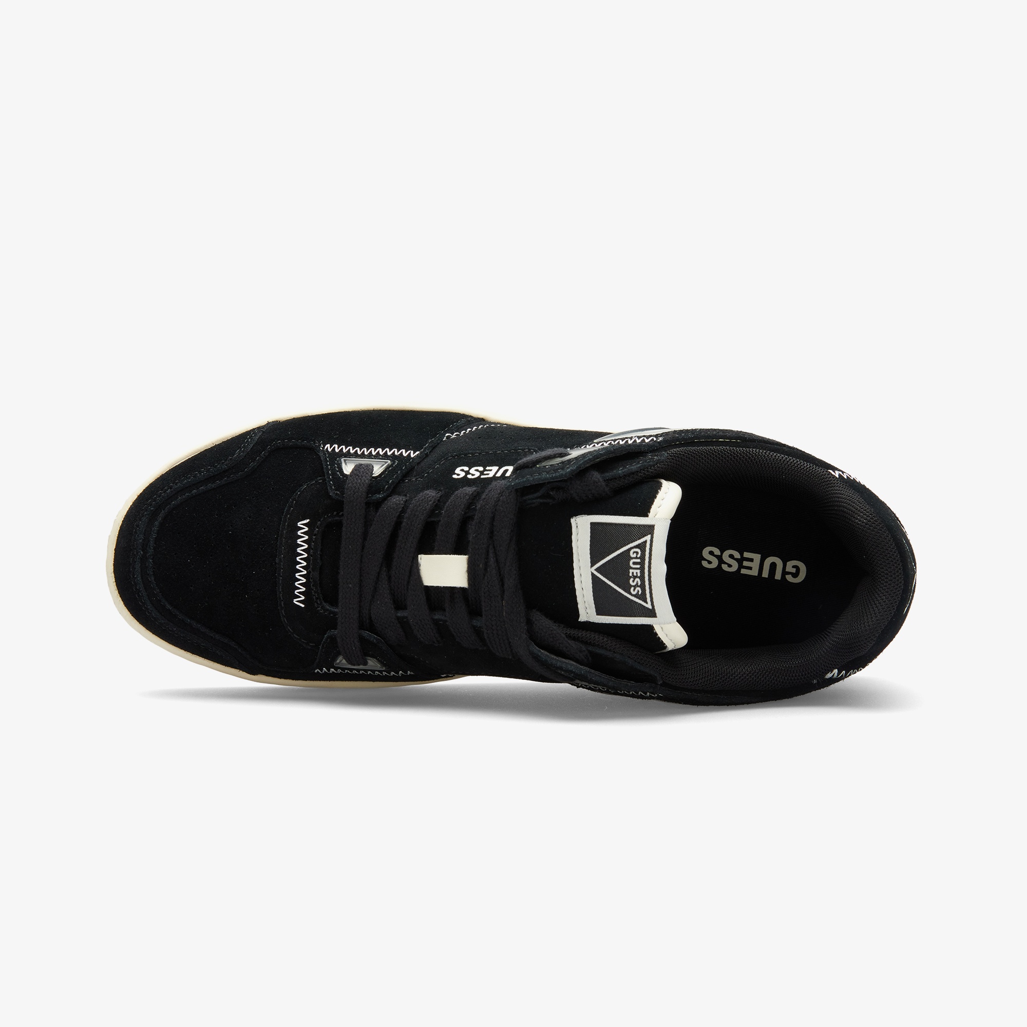 Guess Vincent Deri Erkek Siyah Sneaker