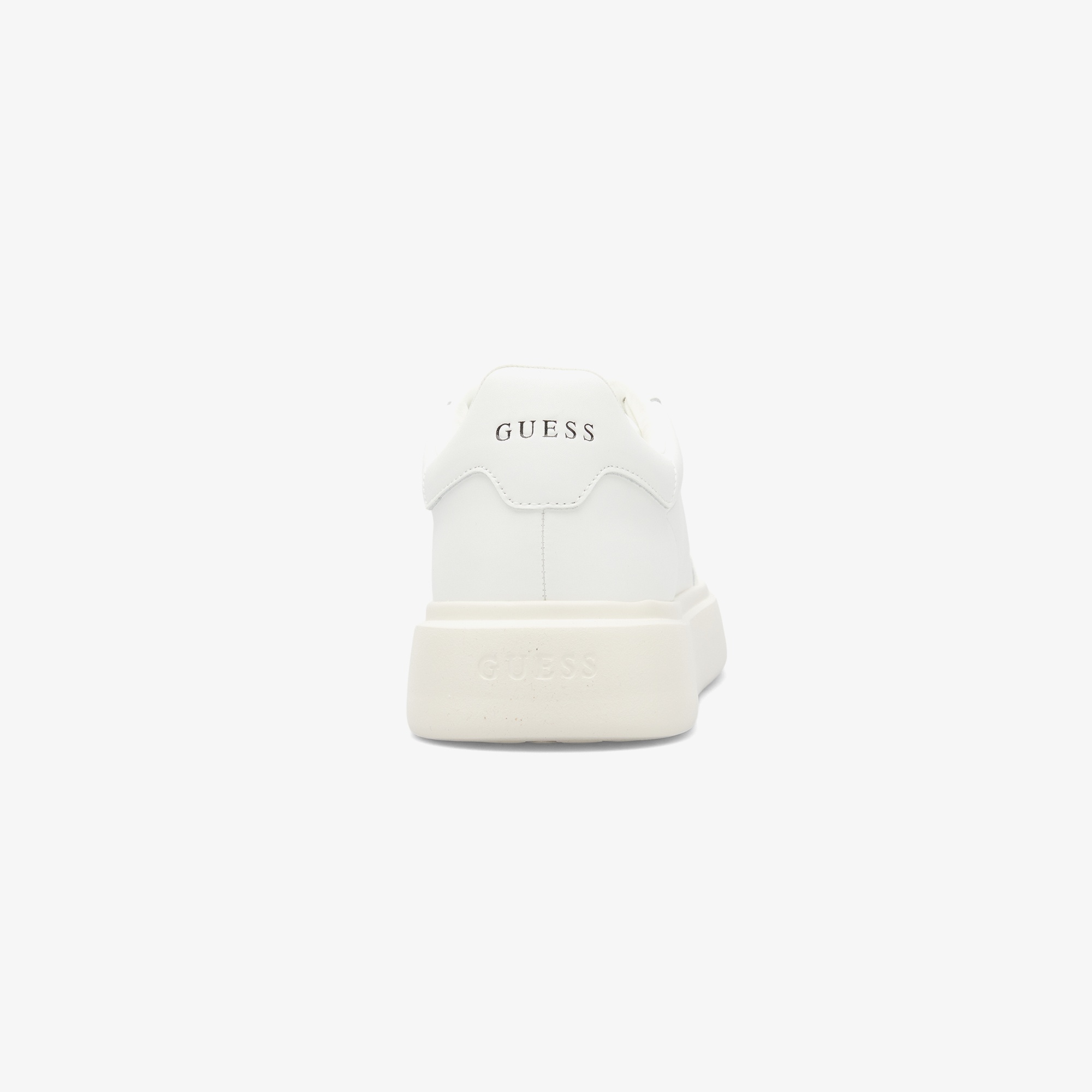 Guess Plaza Deri Erkek Beyaz Sneaker