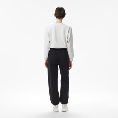  Calvin Klein Premium Terry Emblem Relaxed Jogger Kadın Siyah Eşofman Altı