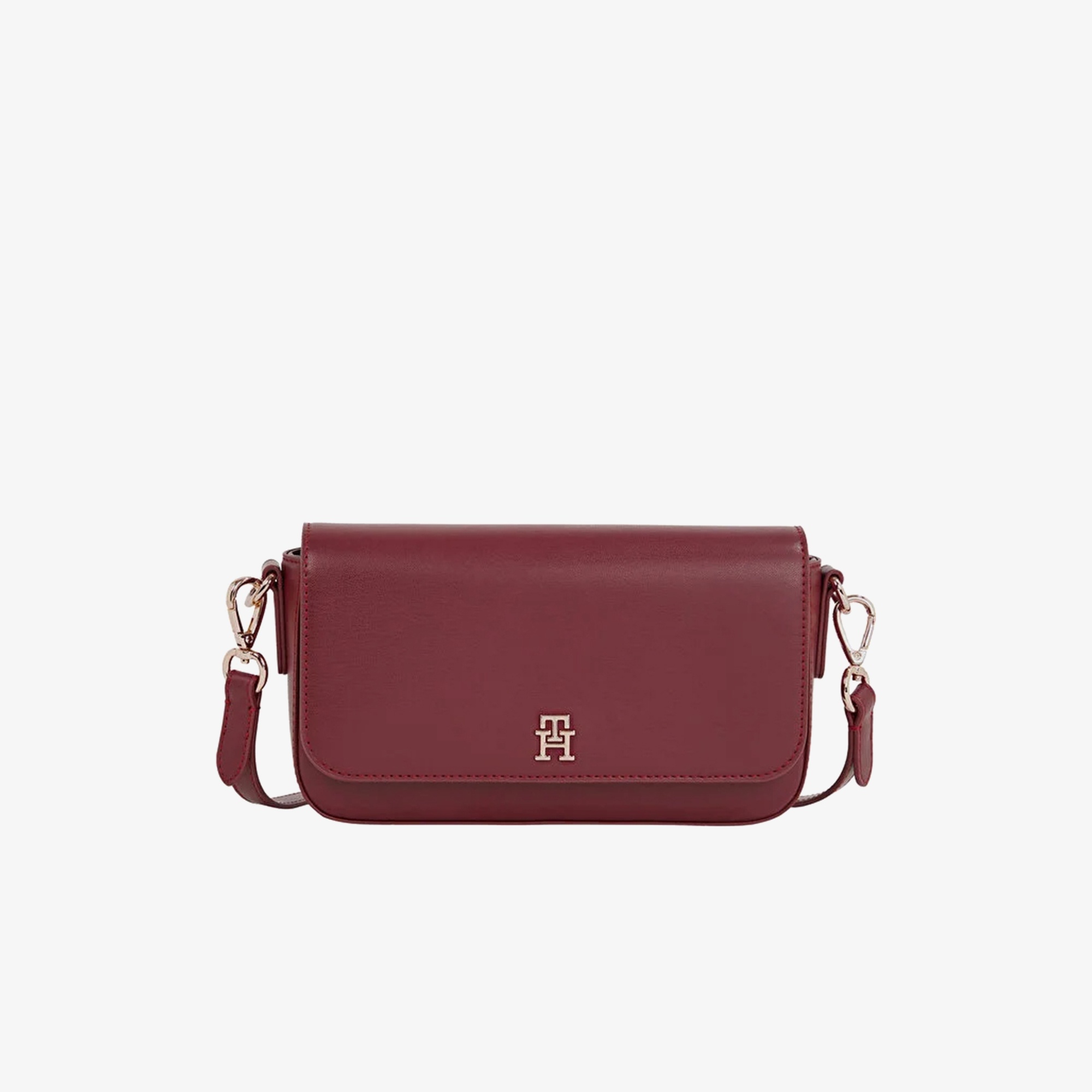 Tommy Hilfiger Icon Kadın Bordo El Çantası