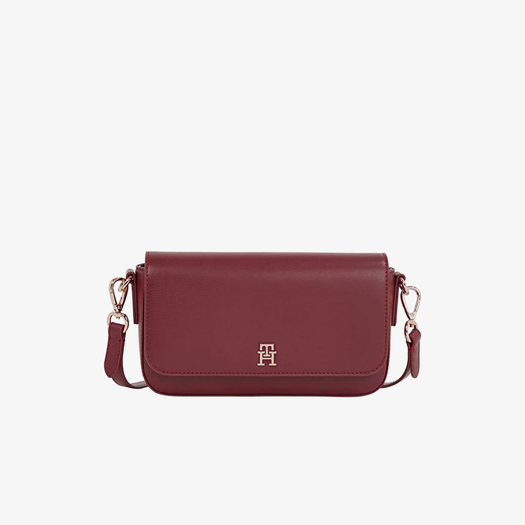  Tommy Hilfiger Icon Kadın Bordo El Çantası