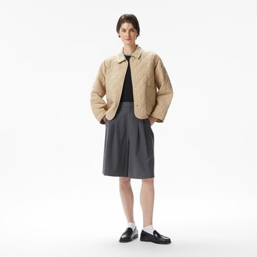  Tommy Hilfiger Padded Modern Quilted Kadın Bej Mont