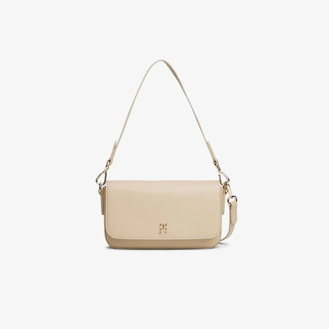 Tommy Hilfiger Icon Kadın Bej El Çantası