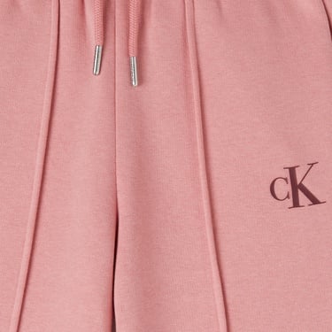  Calvin Klein Logo Fleece Jogger Çocuk Mor Eşofman Altı