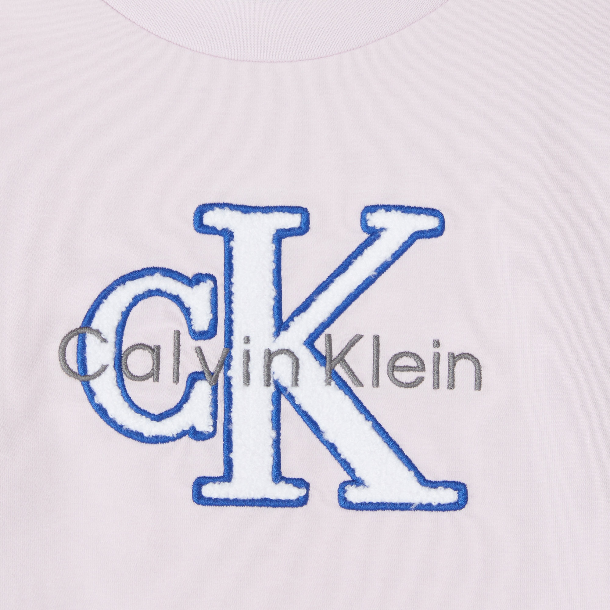 Calvin Klein Towling Monologo Çocuk Pembe T-Shirt