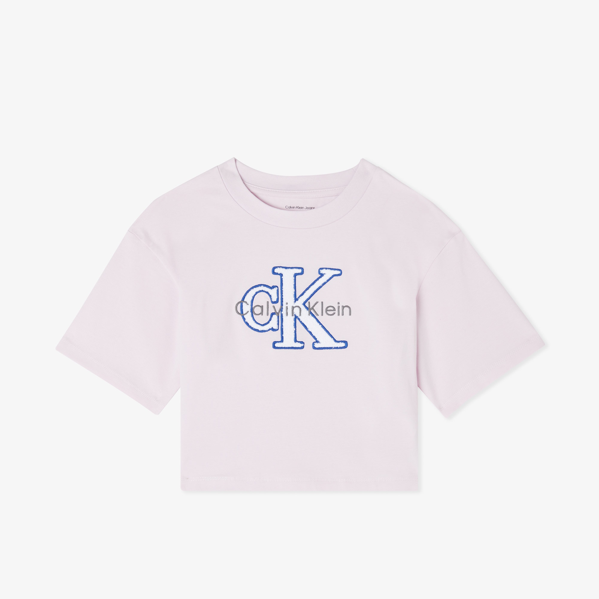 Calvin Klein Towling Monologo Çocuk Pembe T-Shirt