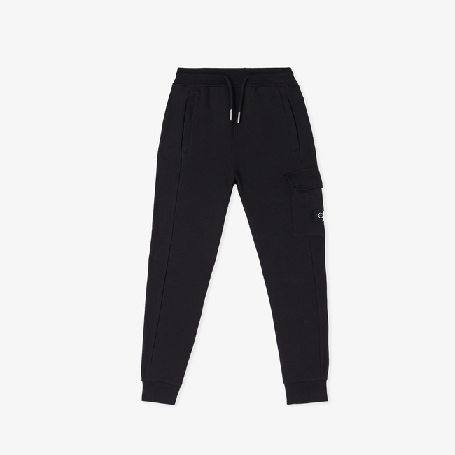  Calvin Klein Badge Relaxed Çocuk Siyah Eşofman Altı