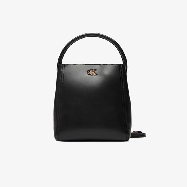  Calvin Klein Bucket With Strap Kadın Siyah Çanta