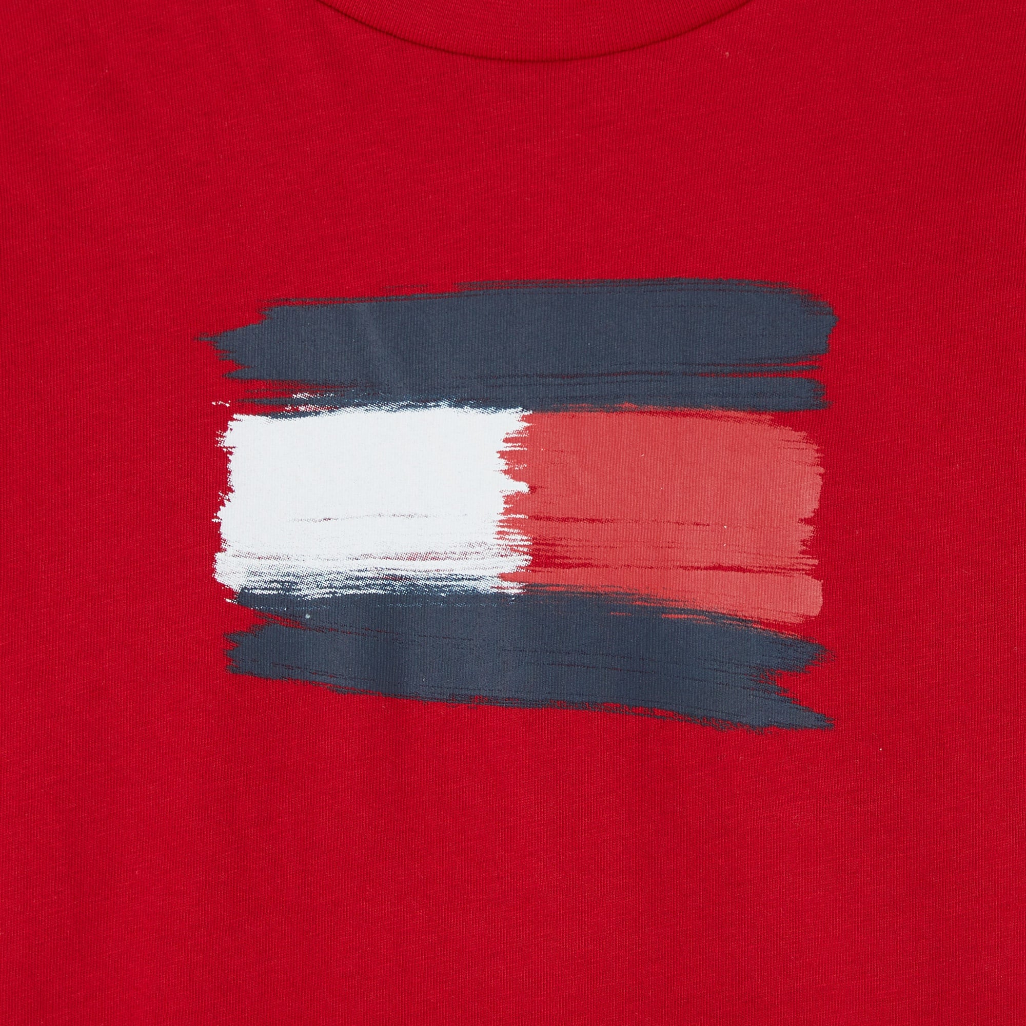 Tommy Hilfiger Flag Archive Çocuk Kırmızı T-Shirt