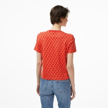  Calvin Klein Classic Kadın Kırmızı T-Shirt