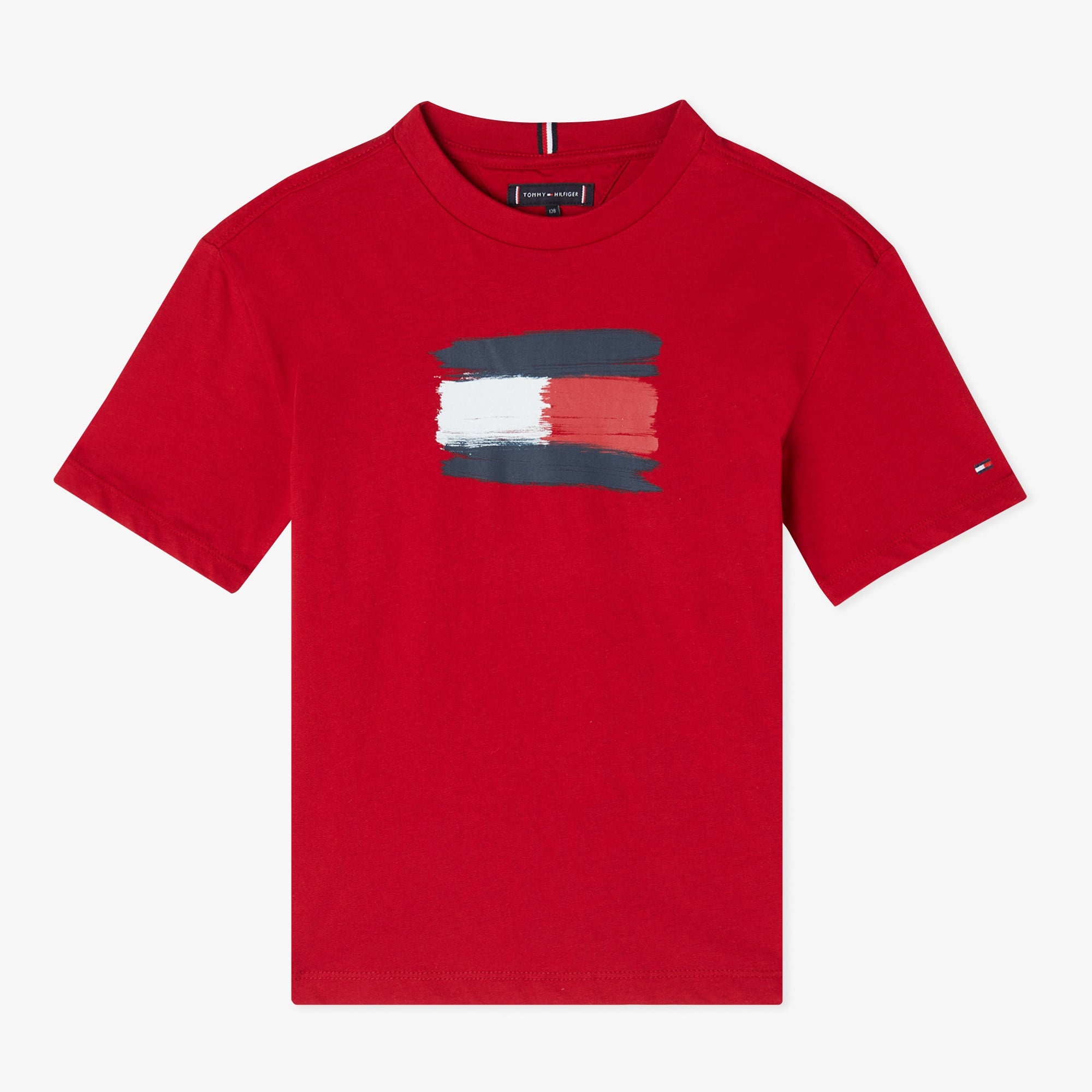 Tommy Hilfiger Flag Archive Çocuk Kırmızı T-Shirt