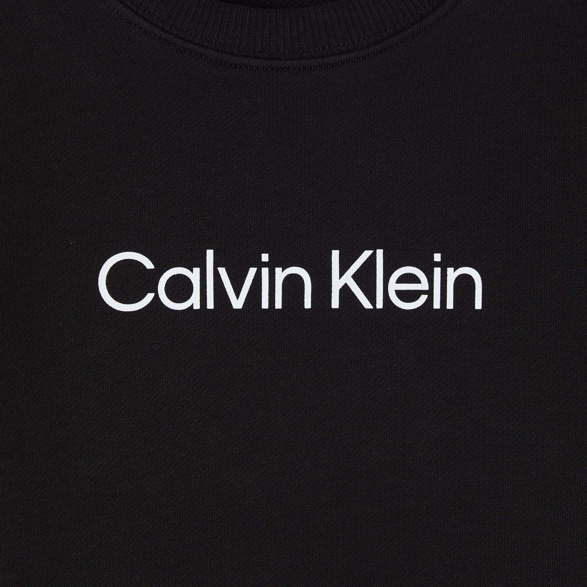 Calvin Klein Logo Regular Çocuk Siyah Sweatshirt