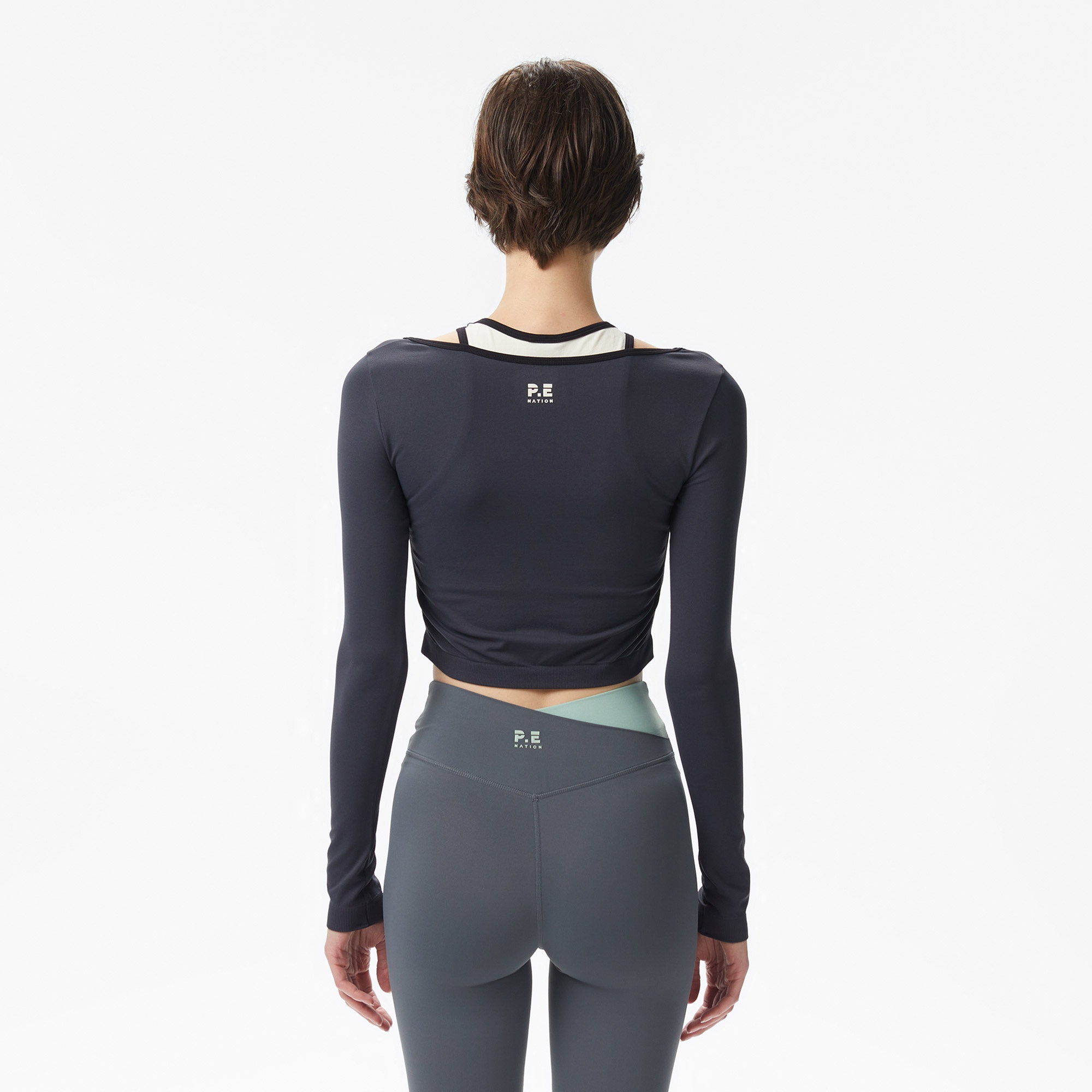 P.E Nation Sutton Cropped Kadın Mavi T-Shirt