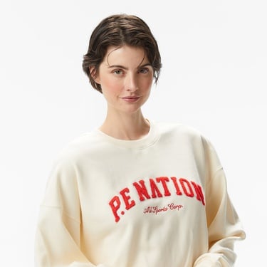  P.E Nation Heritage Kadın Krem Rengi Sweatshirt