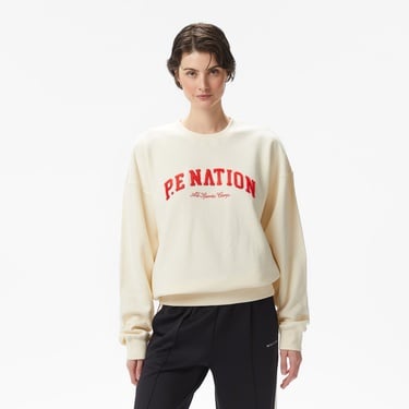  P.E Nation Heritage Kadın Krem Rengi Sweatshirt