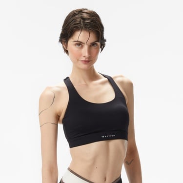  P.E Nation Frequency Sports Kadın Siyah Bra