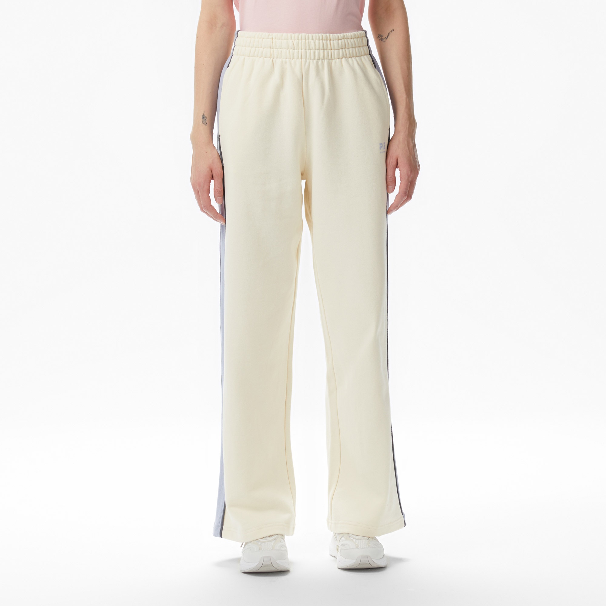 P.E Nation Align Kadın Beyaz Krem Rengi Pantolon