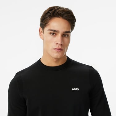  Boss Ever-X Erkek Siyah Triko
