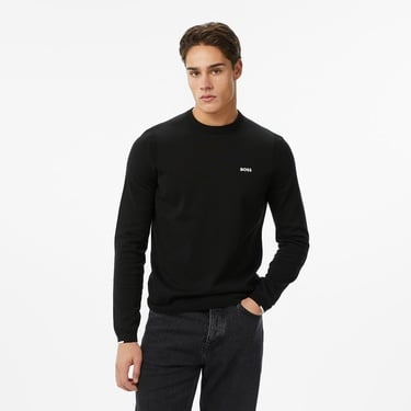  Boss Ever-X Erkek Siyah Triko