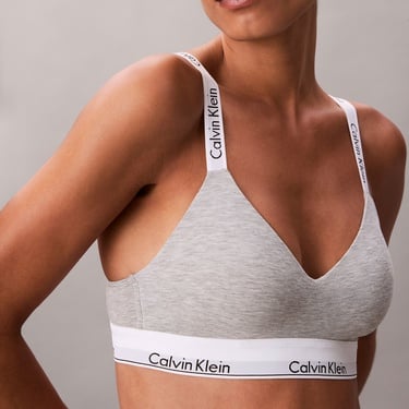  Calvin Klein Lightly Lined Kadın Gri Bra