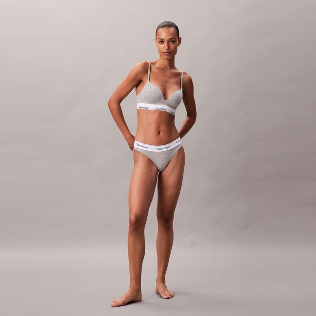  Calvin Klein Brazilian Kadın Gri Külot