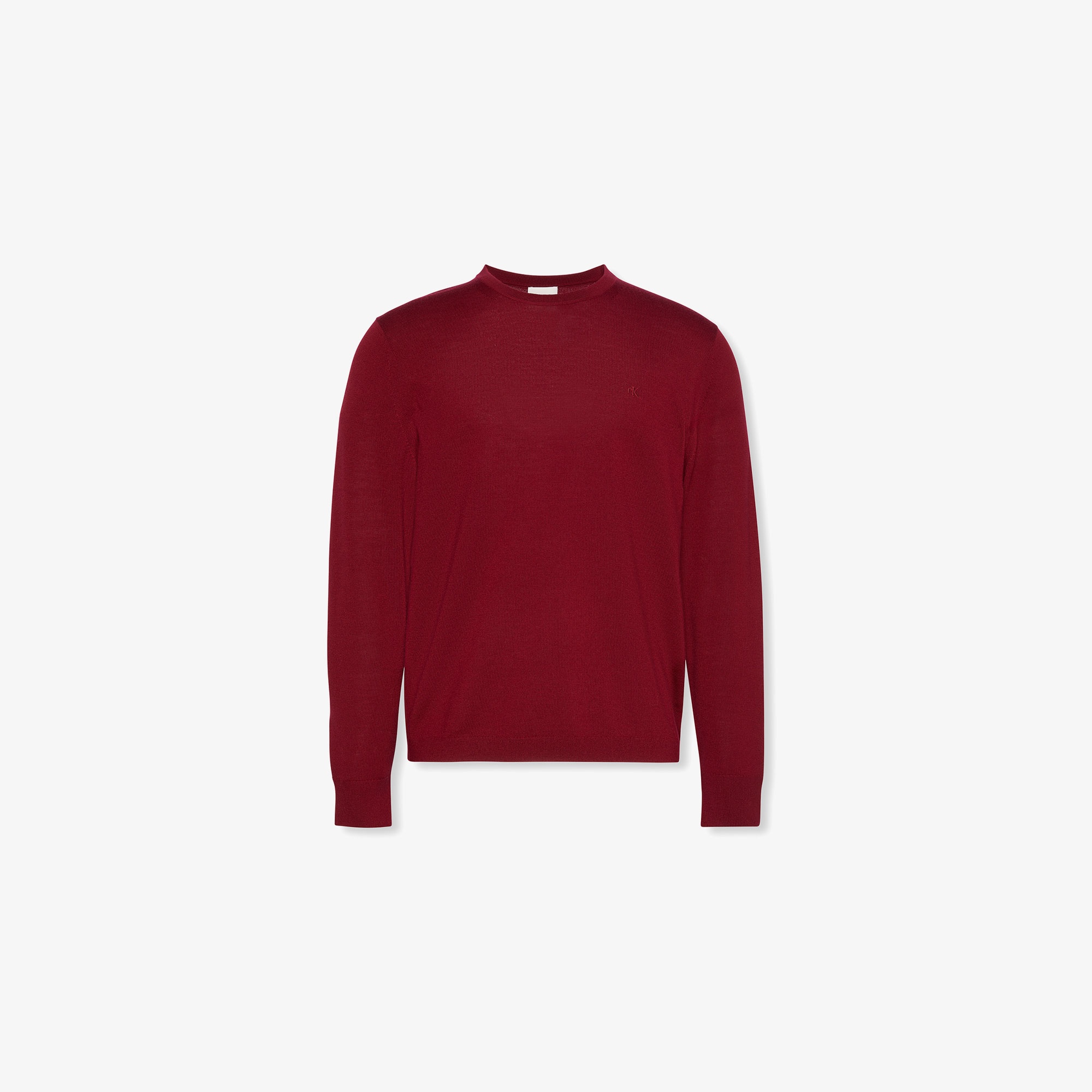 Calvin Klein Merino Crew Erkek Kırmızı Triko