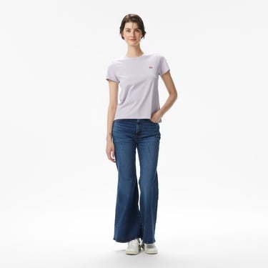  Levi's Perfect Kadın Lila T-Shirt
