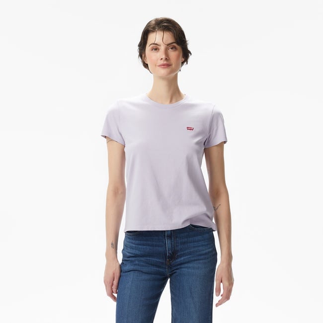  Levi's Perfect Kadın Lila T-Shirt