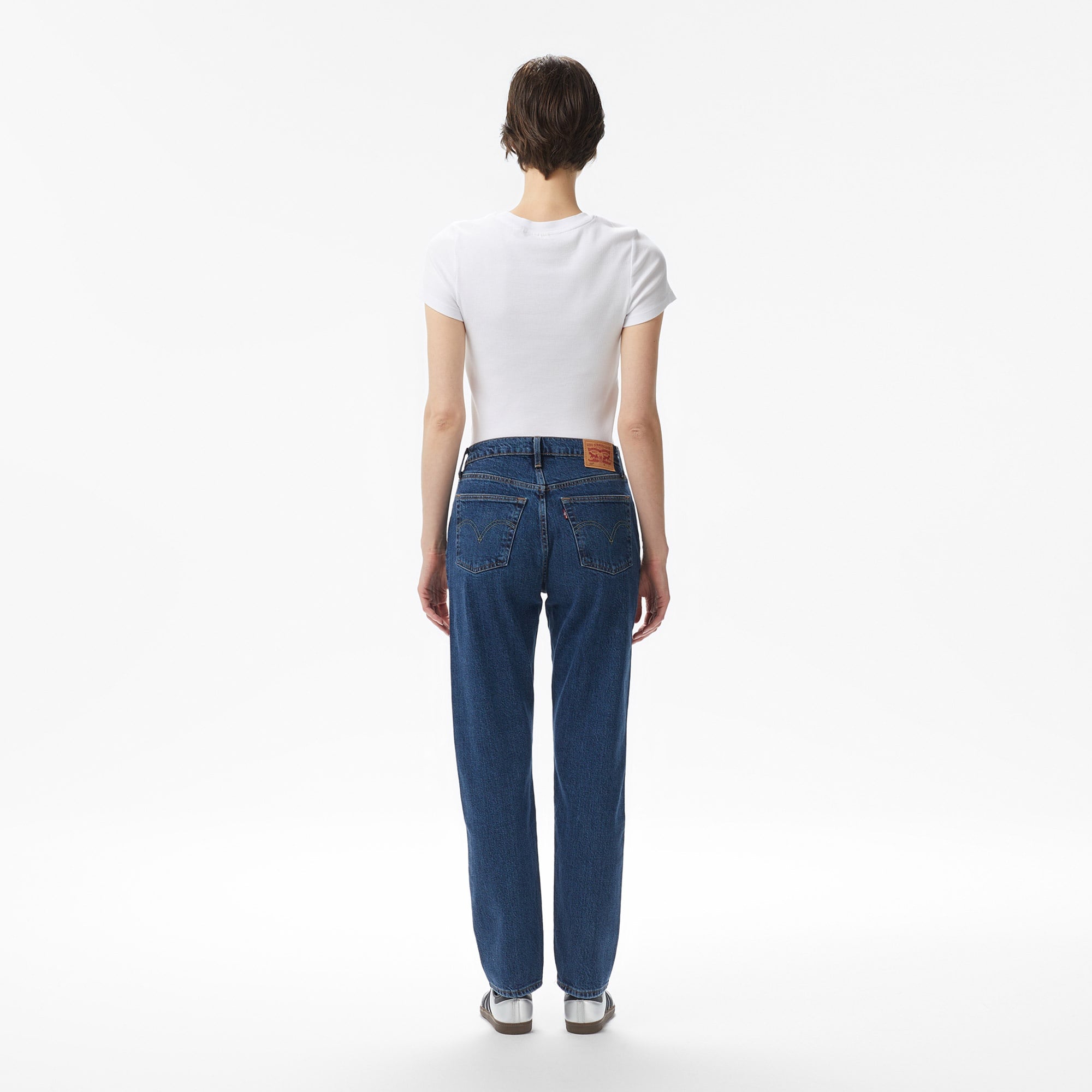 Levi's 501 Crop Local Salsa Kadın Koyu Mavi Jean