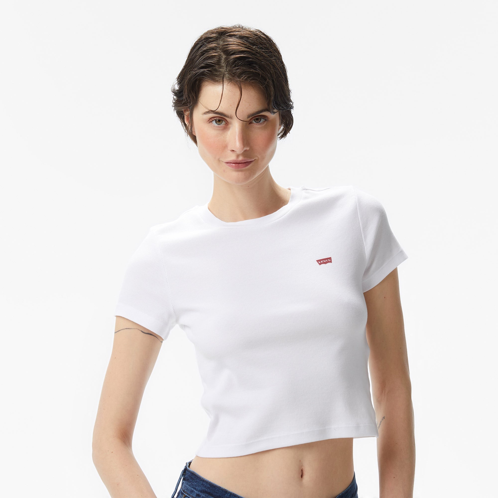 Levi's Essential Sporty Kadın Beyaz T-Shirt