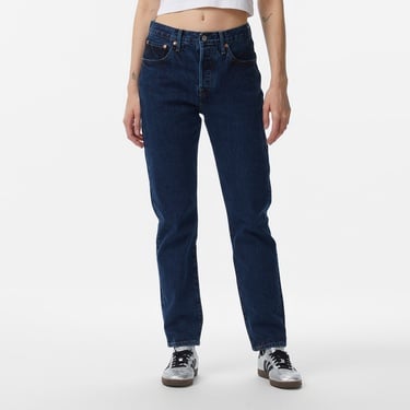  Levi's 501 Original Local Salsa Kadın Koyu Mavi Jean