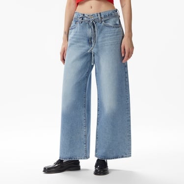  Levi's Straight Thanks Friend Kadın Mavi Jean