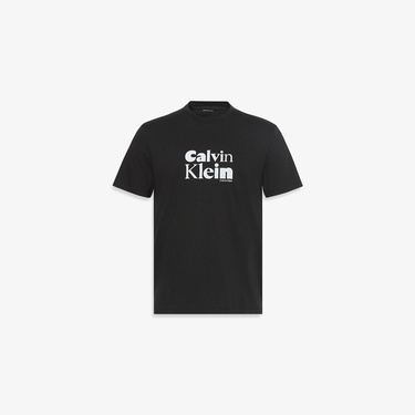  Calvin Klein Klein Bold Grap Erkek Siyah T-Shirt