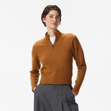  Dickies Ruston Kadın Kahverengi Triko