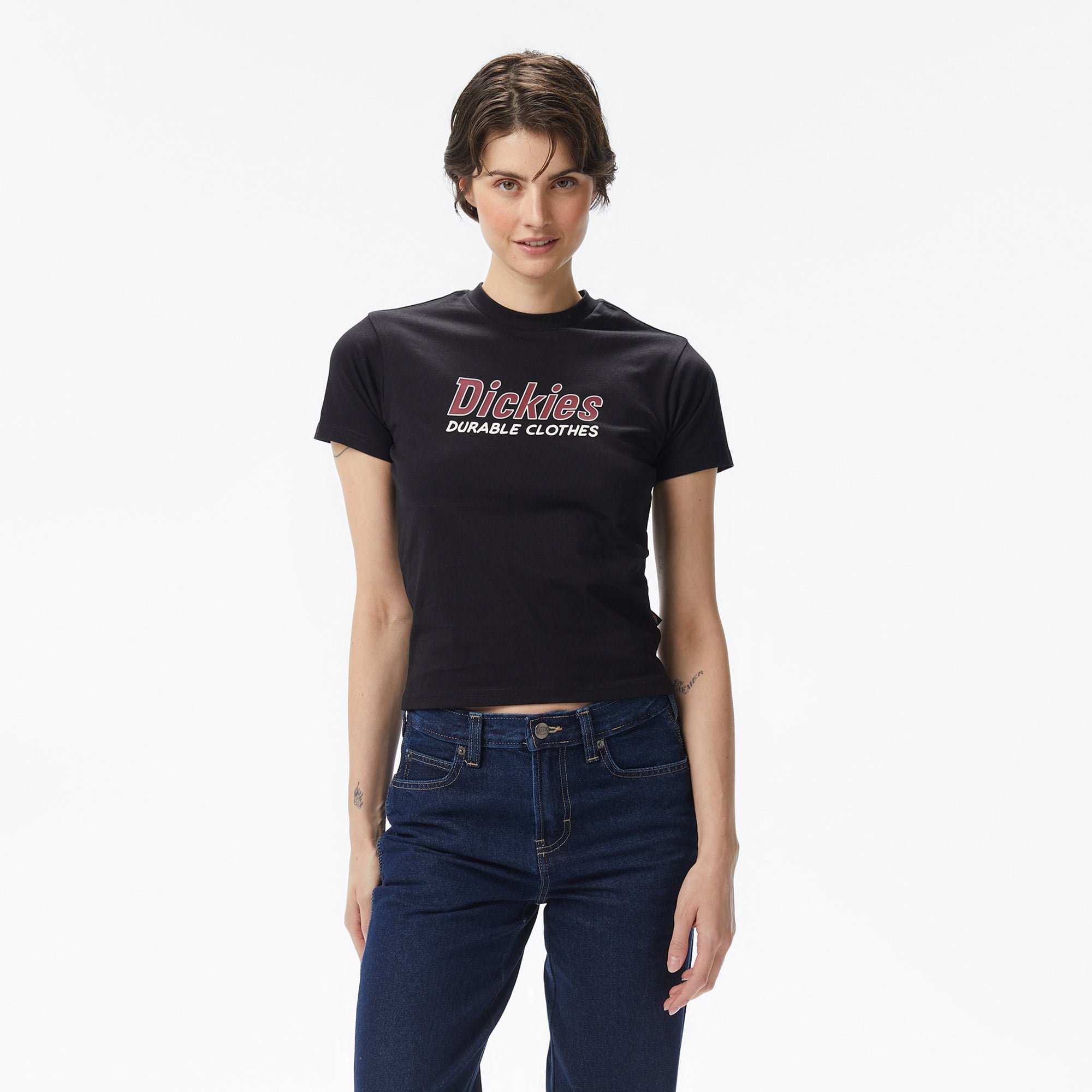 Dickies Williston Kadın Siyah T-Shirt