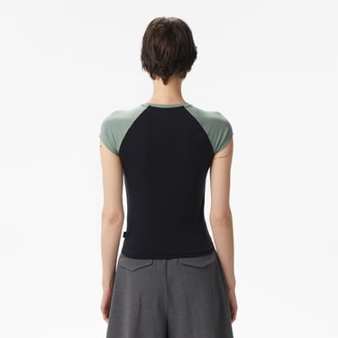  Dickies Forth Shaw Raglan Kadın Yeşil T-Shirt