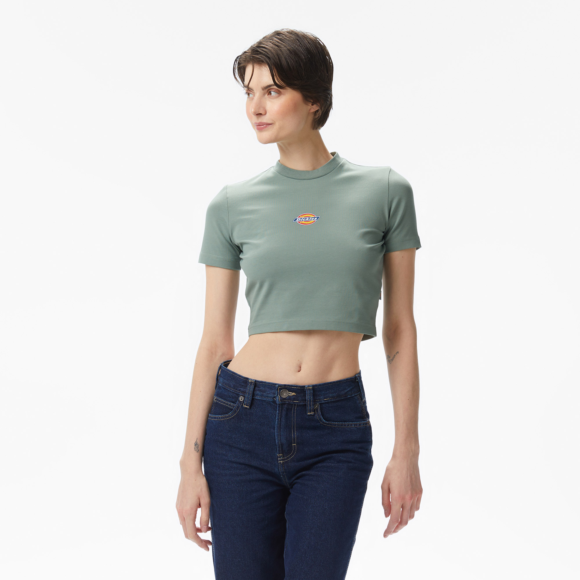  Dickies Maple Valley Kadın Yeşil T-Shirt