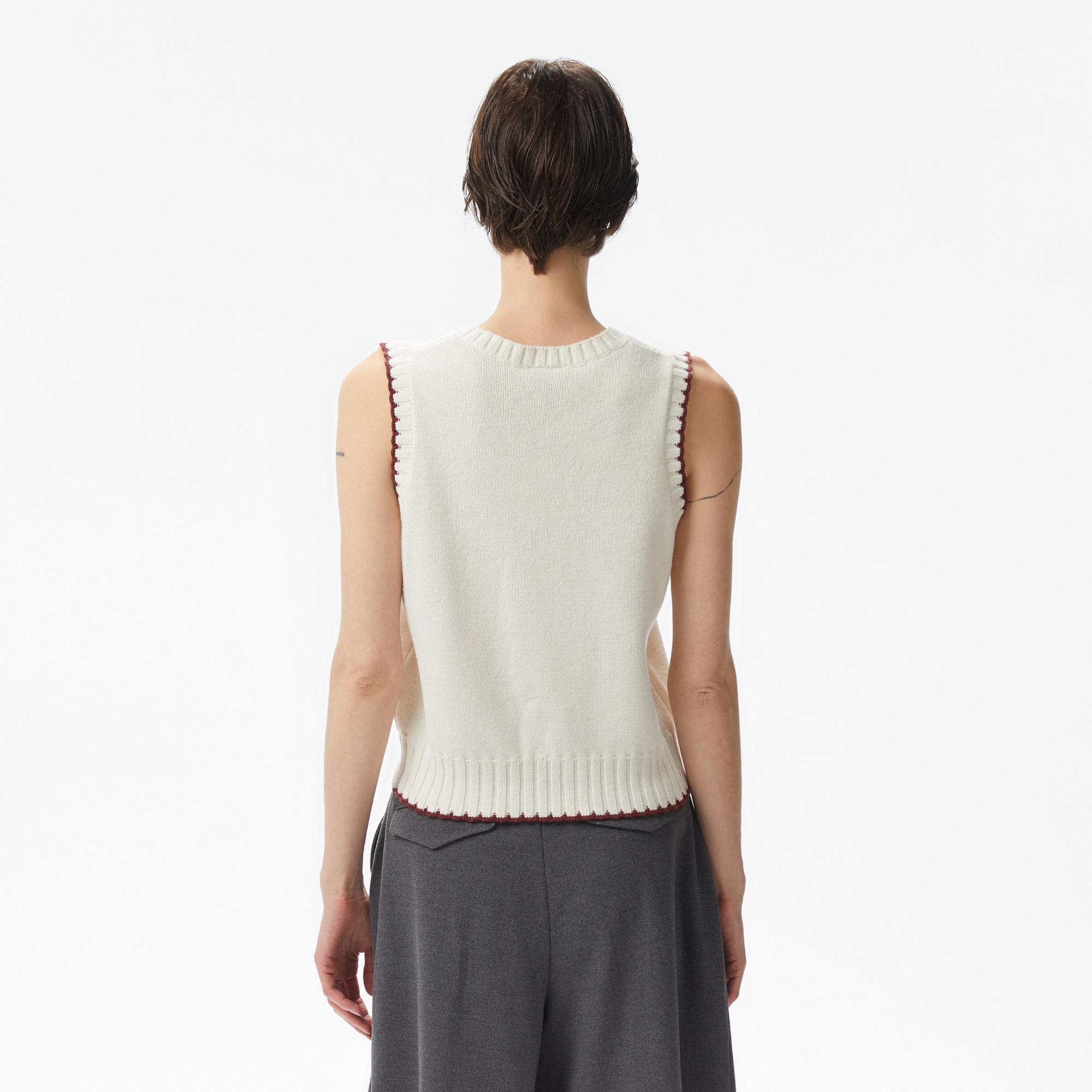 Dickies Slayden Kadın Beyaz T-Shirt