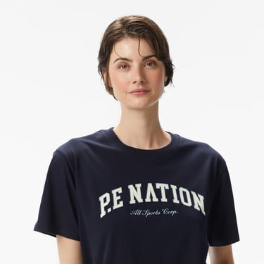  P.E Nation Heritage Kadın Lacivert T-Shirt
