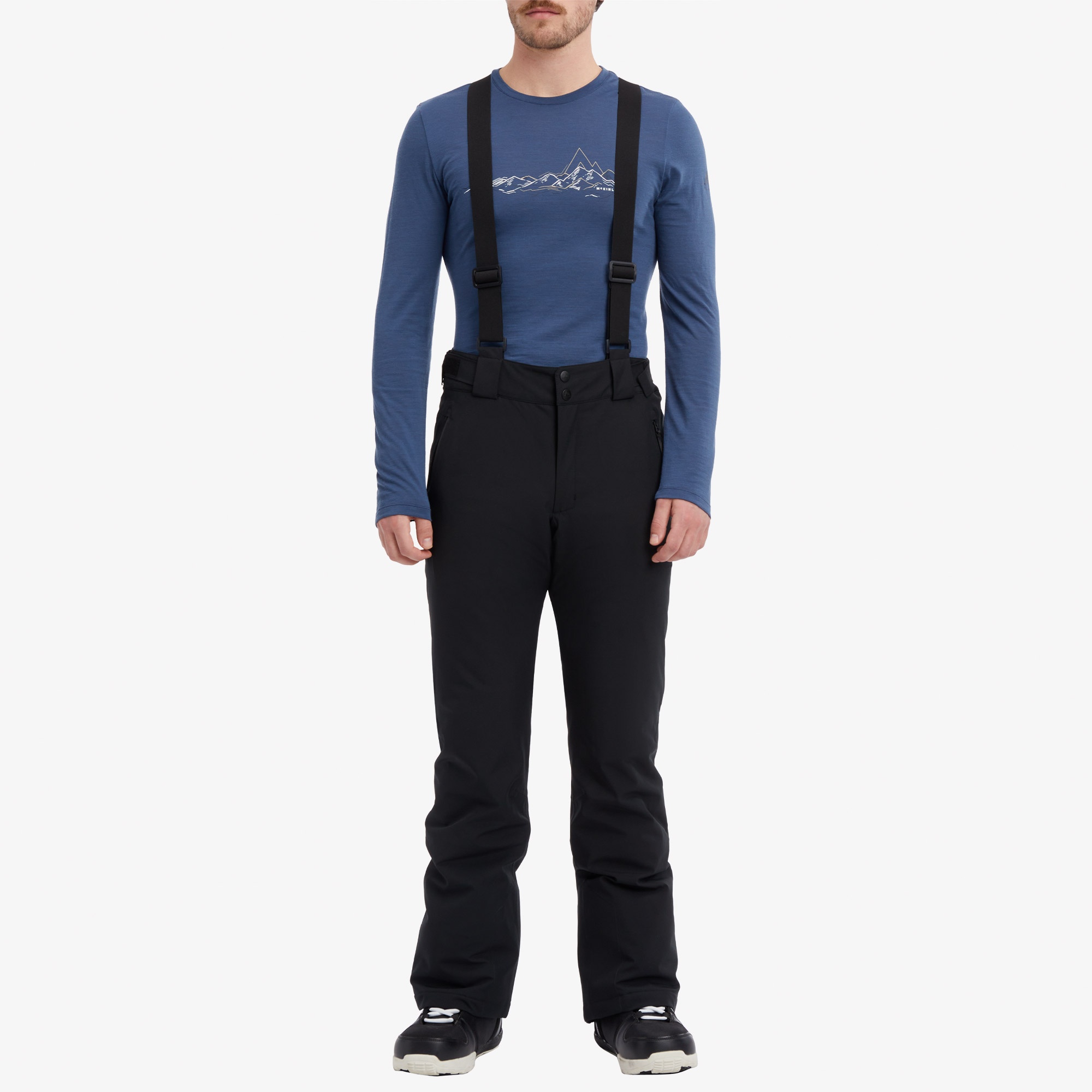 McKinley Dave II Erkek Siyah Kayak Pantolonu