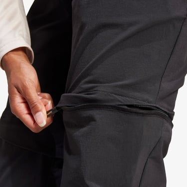  adidas Terrex Multi Zip Off Kadın Siyah Yürüyüş Eşofman Altı