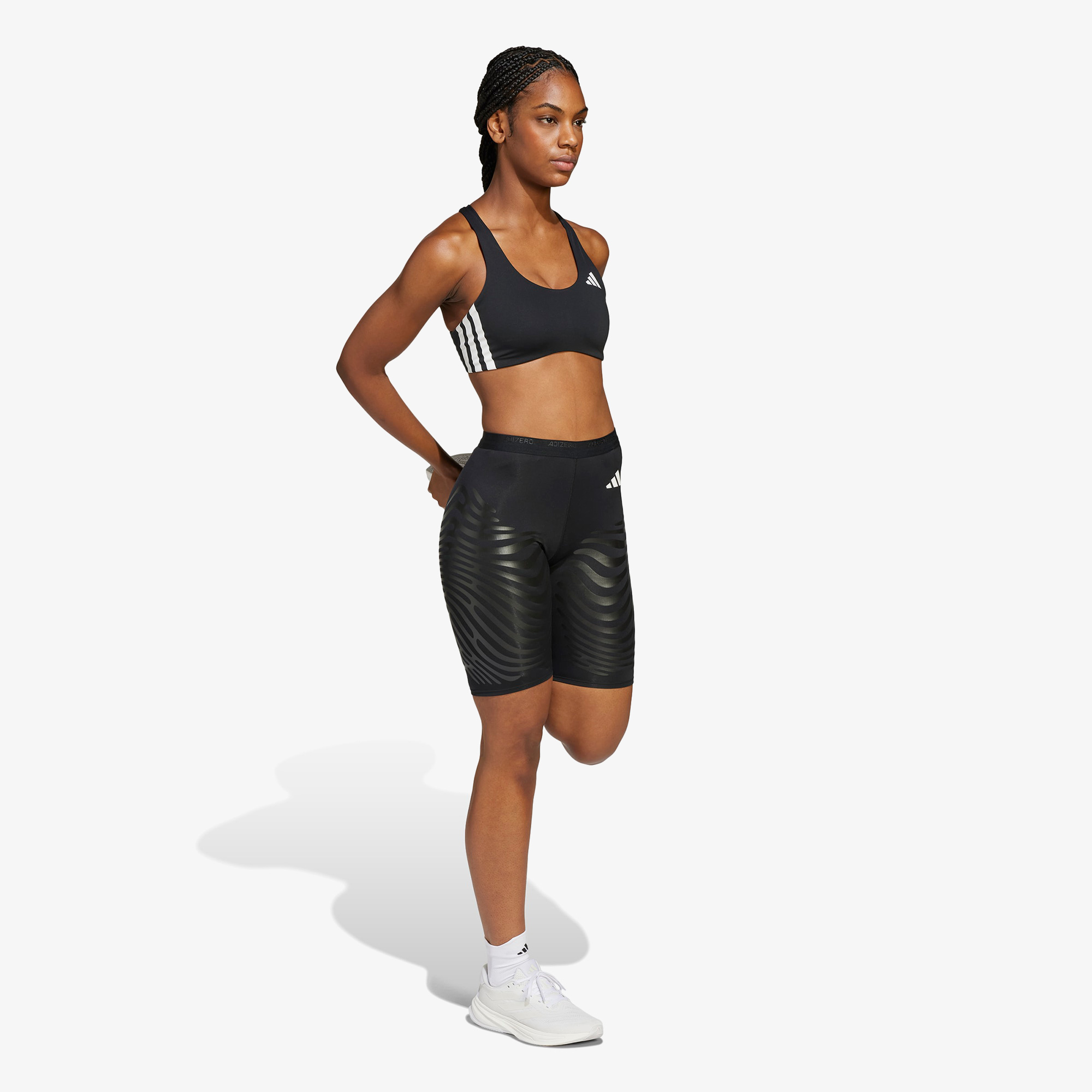  adidas Adizero Control Running Kadın Siyah Koşu Taytı