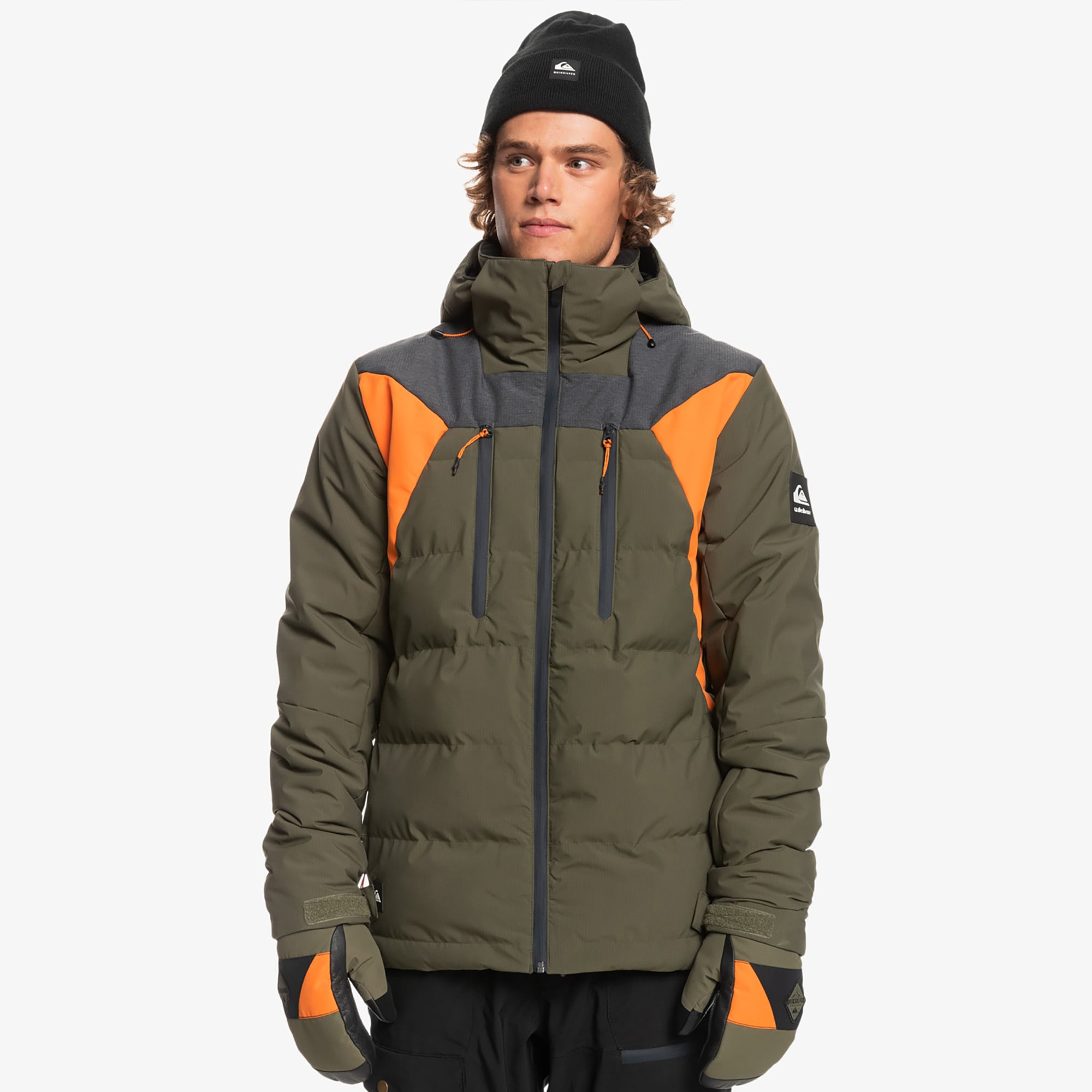  Quiksilver The Edge Jk Erkek Yeşil Mont