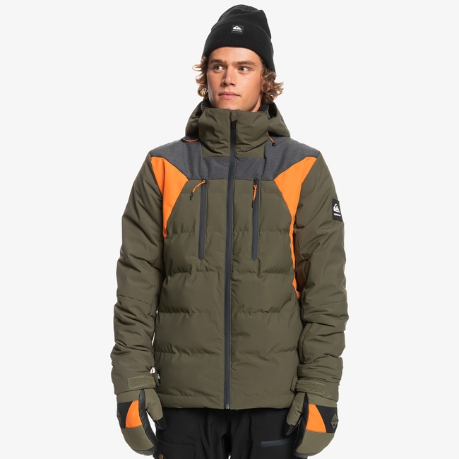  Quiksilver The Edge Jk Erkek Yeşil Mont