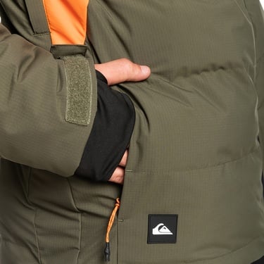  Quiksilver The Edge Jk Erkek Yeşil Mont