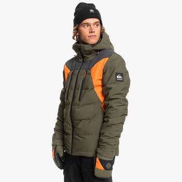  Quiksilver The Edge Jk Erkek Yeşil Mont