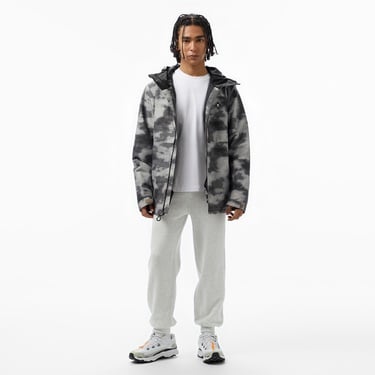  DC Basis Print Erkek Gri Kayak Montu